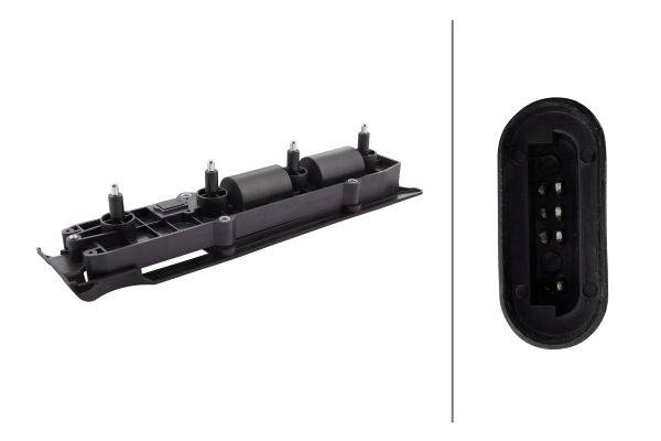 HELLA 5DA 230 035-651 Zündspule - 4-polig - Blockzündspule - geschraubt