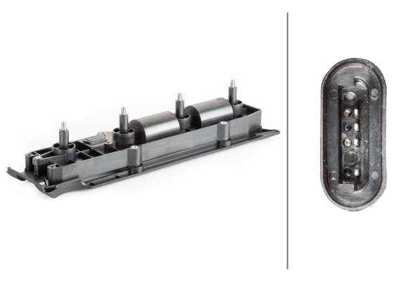 HELLA 5DA 230 035-651 Zündspule - 4-polig - Blockzündspule - geschraubt