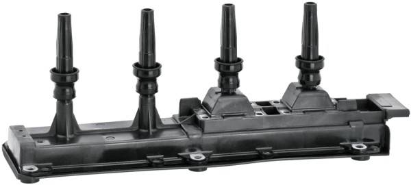 HELLA 5DA 193 175-451 Zündspule - 12V - 4-polig - Blockzündspule - geschraubt