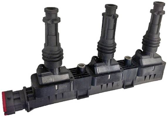 HELLA 5DA 358 000-351 Zündspule - 12V - 5-polig - Blockzündspule - geschraubt