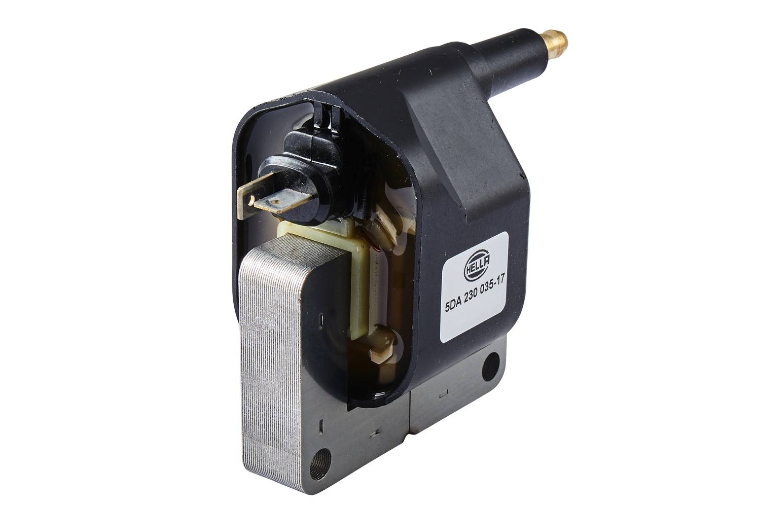HELLA 5DA 230 035-171 Zündspule - 3-polig - Kerzenschachtzündspule - geschraubt