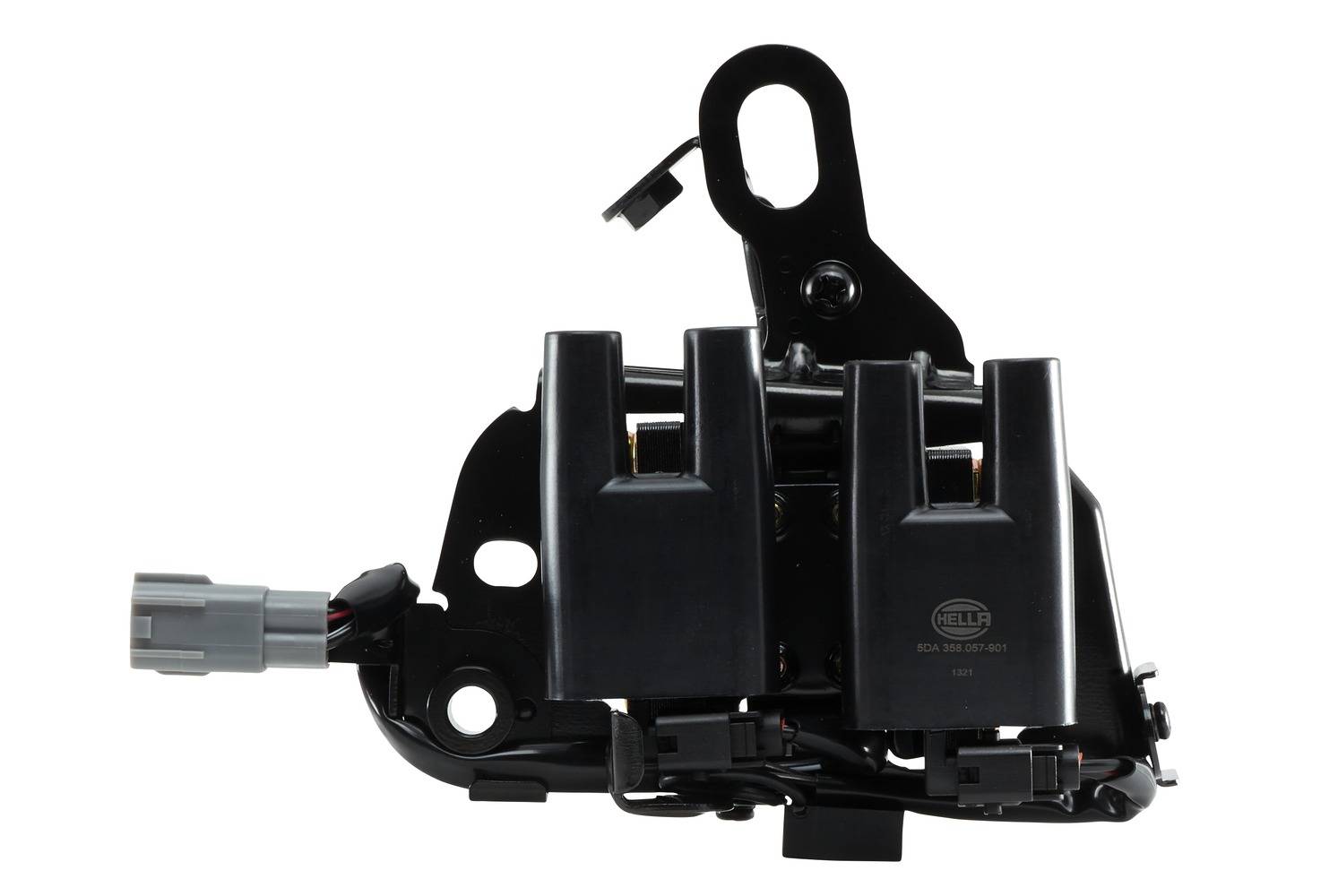 HELLA 5DA 358 057-901 Zündspule - 3-polig - inkl. Spulenstecker/Doppelzündspule - geschraubt