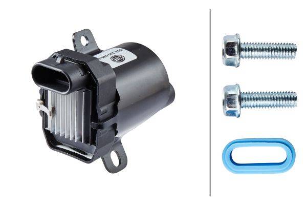 HELLA 5DA 230 035-391 Zündspule - 4-polig - Zündspule zum Verteiler - geschraubt