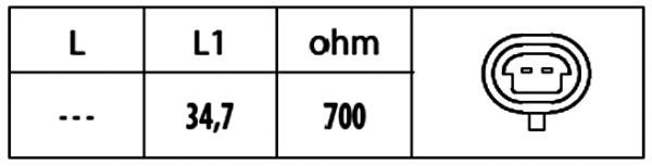HELLA 6PU 009 146-591 Impulsgeber, Kurbelwelle - 12V - 2-polig - ohne Kabel