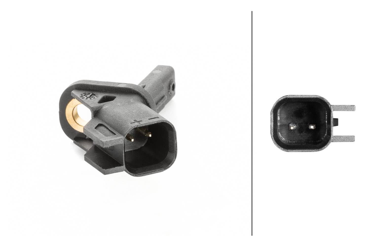 HELLA 6PU 230 040-161 Sensor, Raddrehzahl - 2-polig - Vorderachse beidseitig