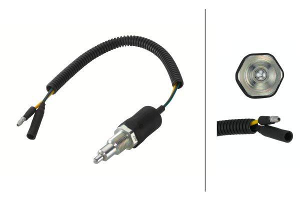 HELLA 6ZF 181 612-001 Schalter, Rückfahrleuchte - 12V - Anschlussanzahl: 2 - geschraubt - Schließer