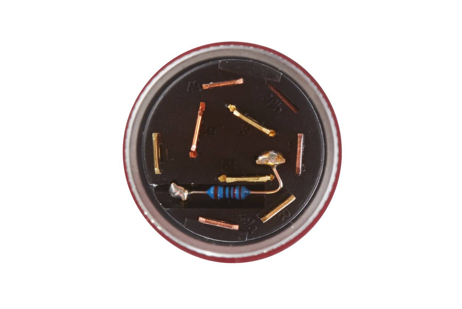 HELLA 6HF 003 916-107 Warnblinkschalter - Druckbetätigung - 24V - Einbau - Schalterbeleuchtung: rot