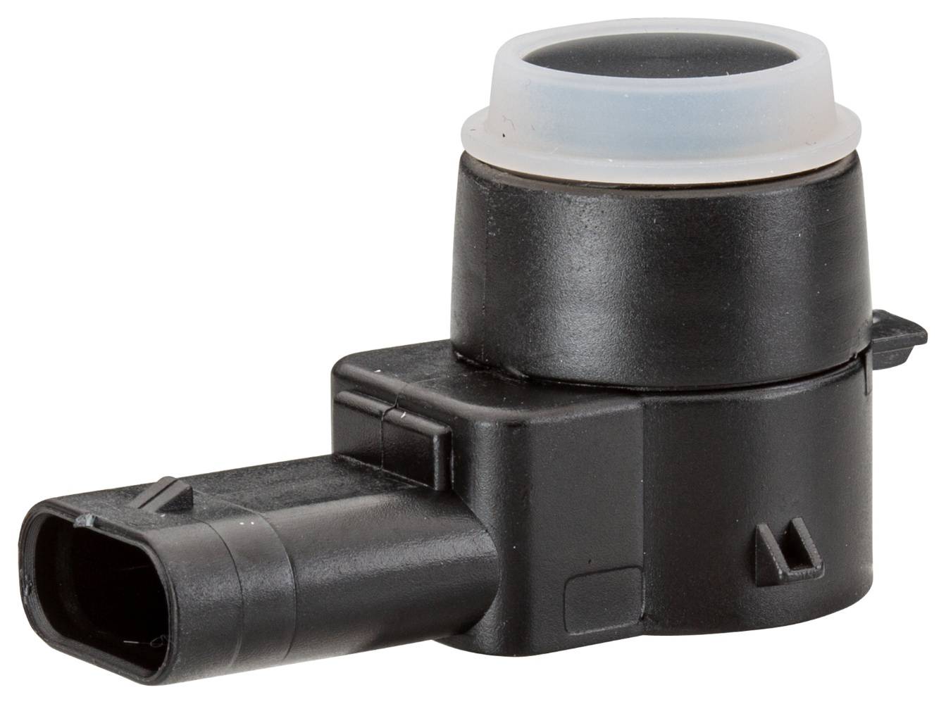 HELLA 6PX 358 141-091 Sensor, Einparkhilfe - gewinkelt - 3-polig - gesteckt - lackierbar - mit Befes