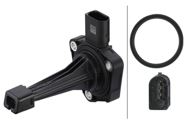 HELLA 6PR 009 622-121 Sensor, Motorölstand - 3-polig - mit Dichtung