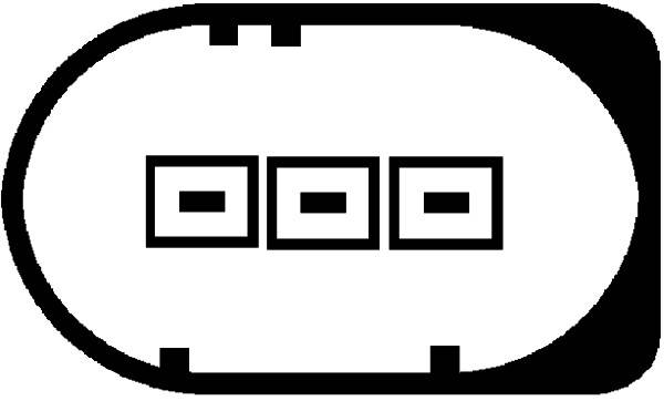 HELLA 6PR 009 622-121 Sensor, Motorölstand - 3-polig - mit Dichtung