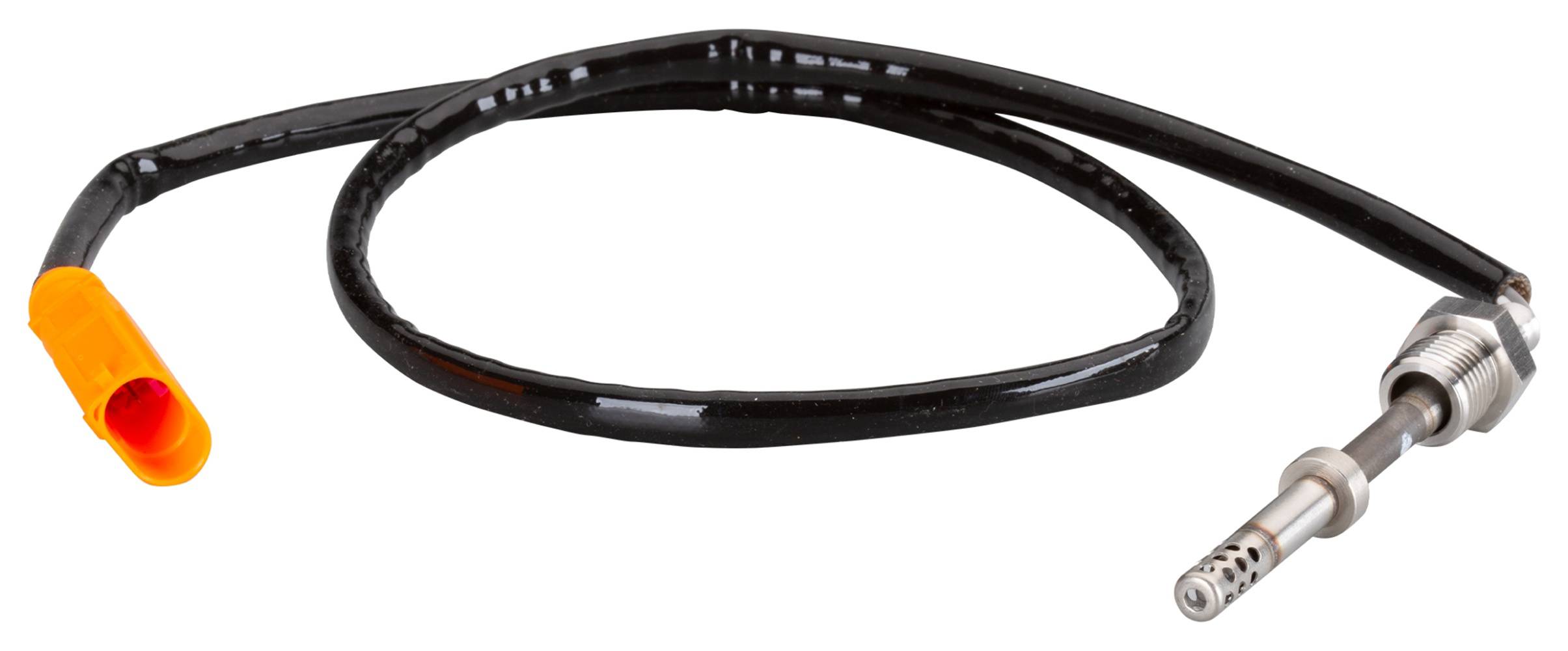 HELLA 6PT 010 376-101 Sensor, Abgastemperatur - 2-polig - geschraubt - Kabel: 715mm
