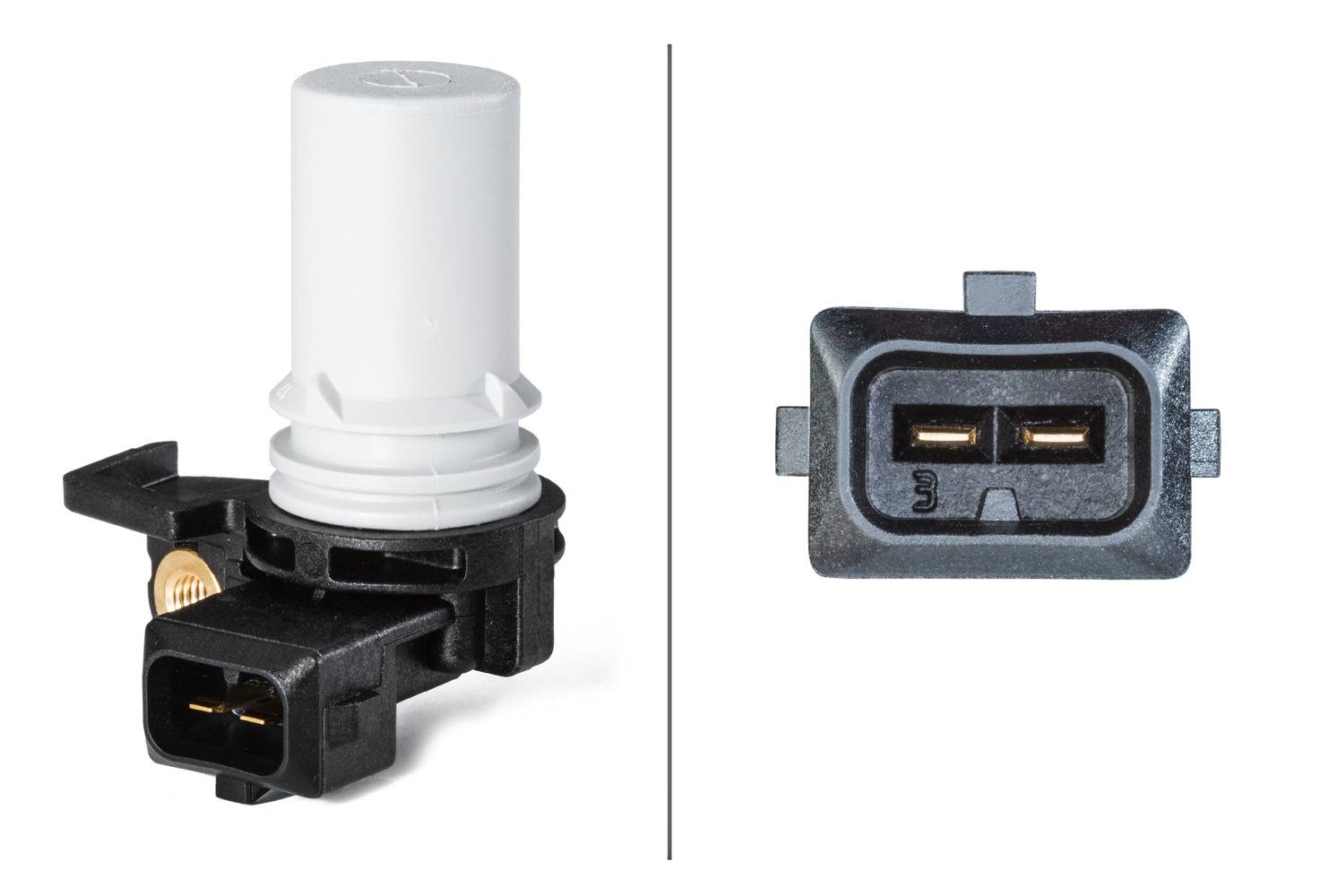 HELLA 6PU 009 163-501 Impulsgeber, Kurbelwelle - 12V - 2-polig - schwungscheibenseitig - ohne Kabel