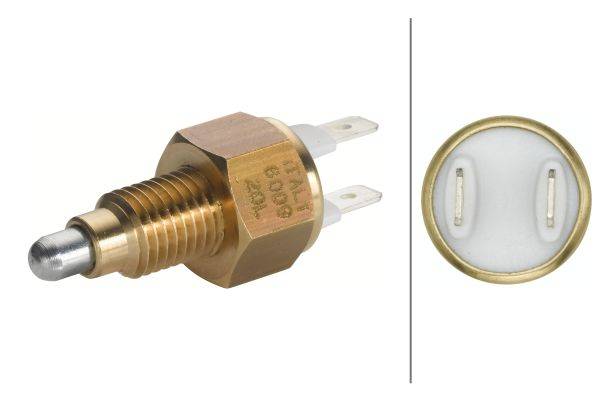 HELLA 6ZF 004 842-001 Schalter, Rückfahrleuchte - 12V - Anschlussanzahl: 2 - Flachstecker - geschrau