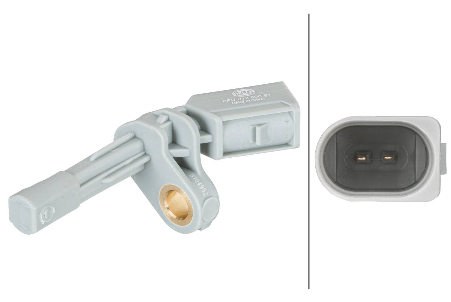 HELLA 6PU 012 806-971 Sensor, Raddrehzahl - 2-polig - Hinterachse links