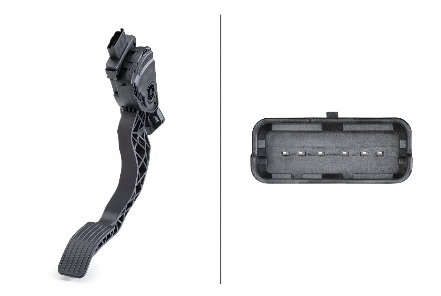 HELLA 6PV 009 949-831 Sensor, Fahrpedalstellung - für Linkslenker - Automatikgetriebe - Pedalbelag a