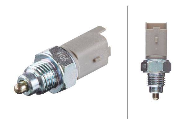 HELLA 6ZF 008 621-481 Schalter, Rückfahrleuchte - 12V - Anschlussanzahl: 2 - Schließer - Farbe: grau