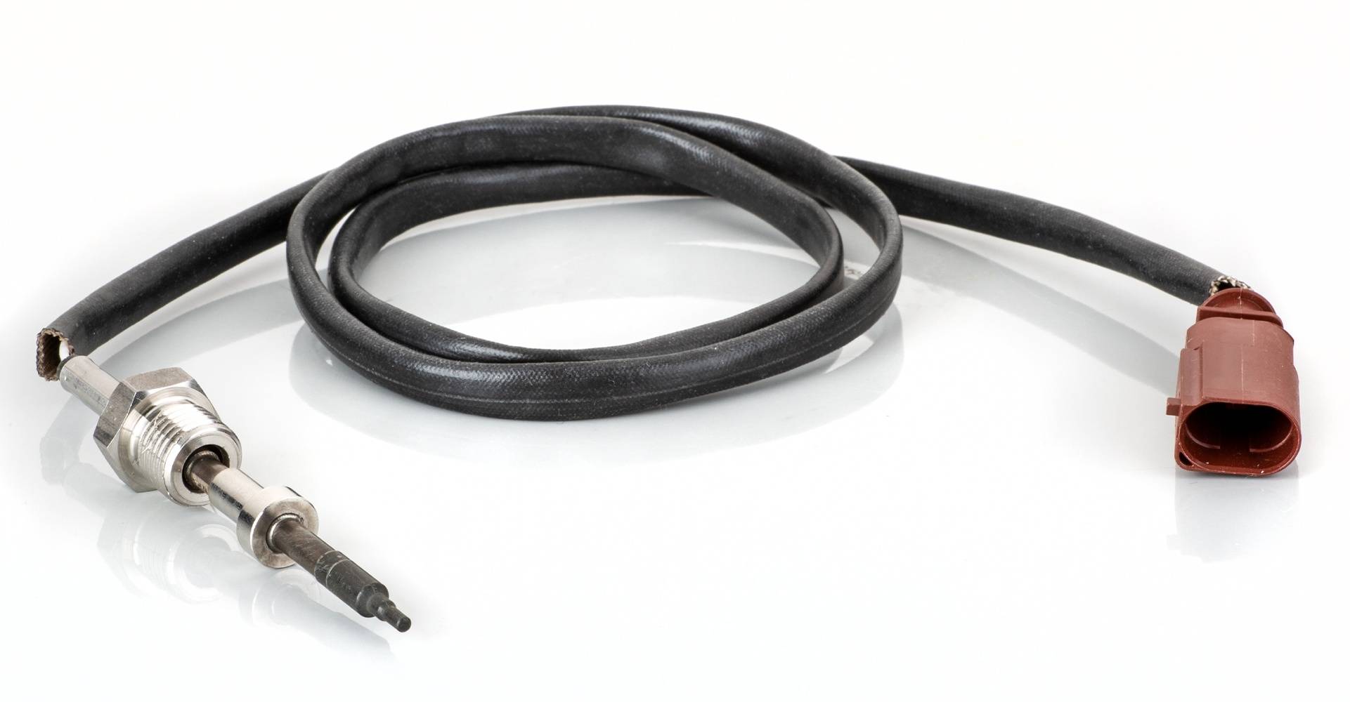 HELLA 6PT 014 495-121 Sensor, Abgastemperatur - 2-polig - geschraubt - Kabel: 880mm