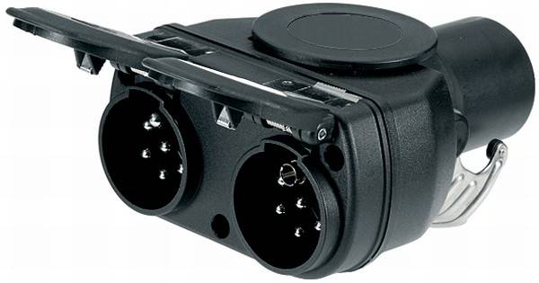HELLA 8JA 005 952-061 Adapter, Steckdose - 24V - Stecker: 157/7 - Kabel: 155mm