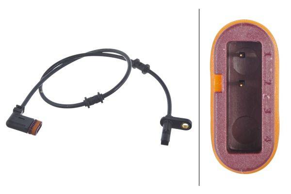 HELLA 6PU 010 039-931 Sensor, Raddrehzahl - 12V - Kabel: 655mm