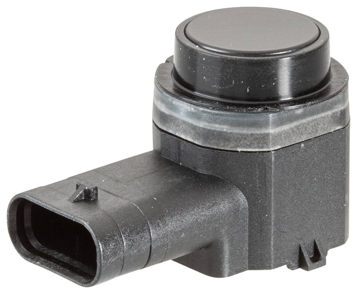 HELLA 6PX 358 141-051 Sensor, Einparkhilfe - gewinkelt - 3-polig - gesteckt - lackierbar