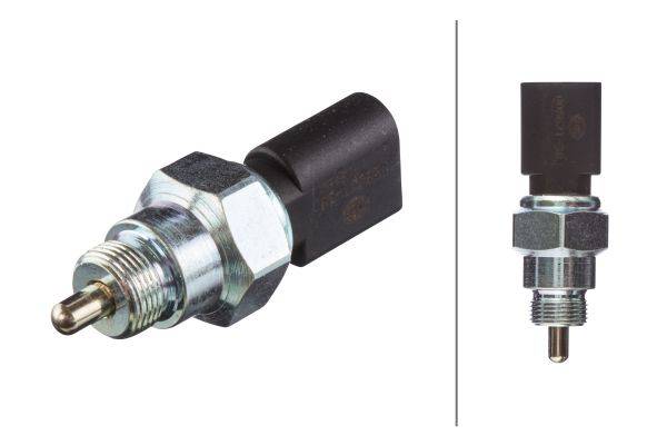 HELLA 6ZF 008 621-381 Schalter, Rückfahrleuchte - 12V - Anschlussanzahl: 2 - Schließer - Farbe: schw