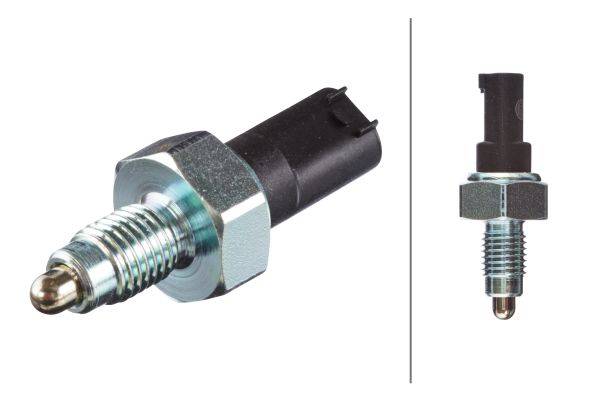 HELLA 6ZF 008 621-391 Schalter, Rückfahrleuchte - 12V - Anschlussanzahl: 2 - Schließer - Farbe: schw