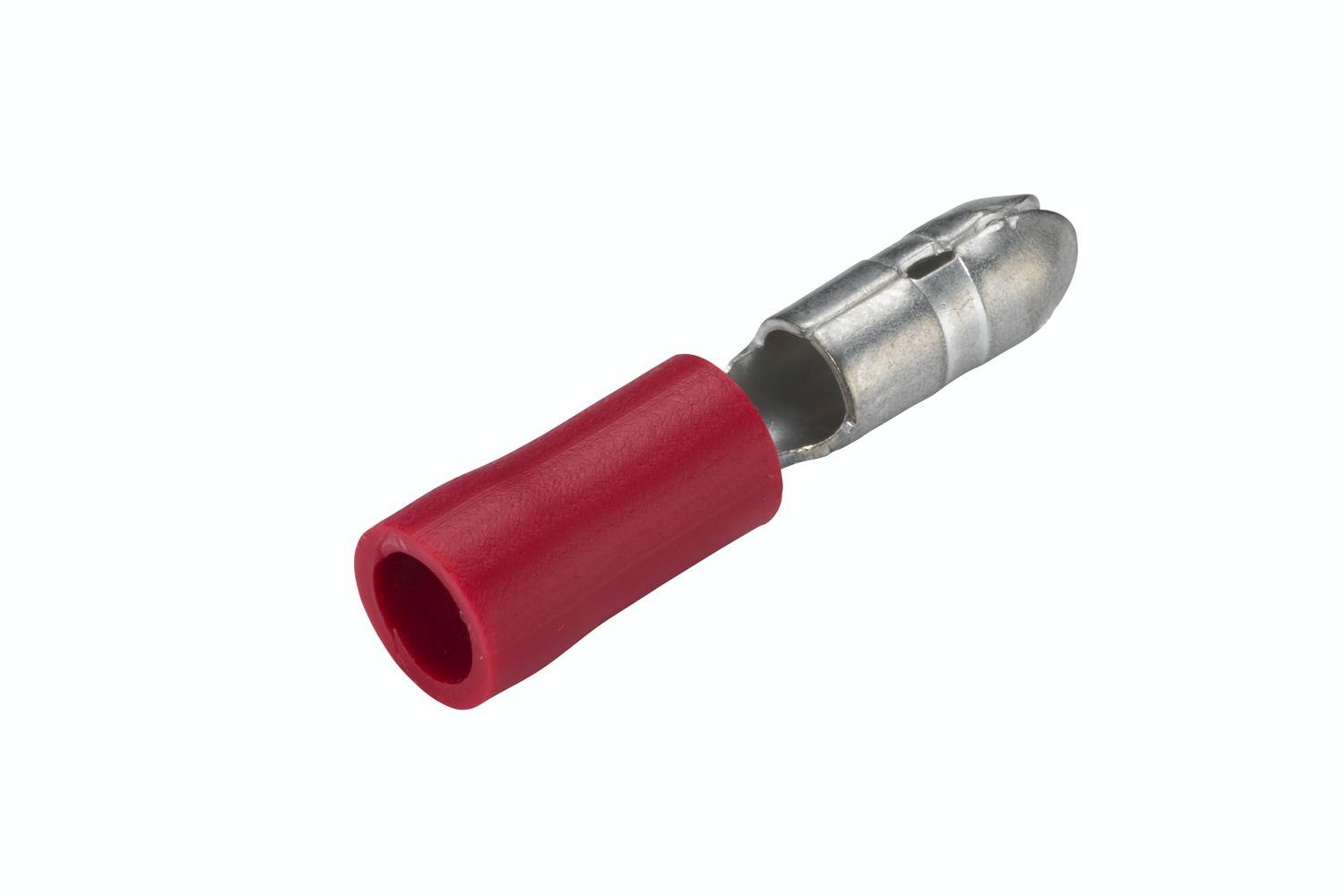 HELLA 8KW 044 040-003 Leitungsverbinder - rot - von: 0.5mm² - bis: 1.0mm² - Rundstecker - Ø: 4mm - M
