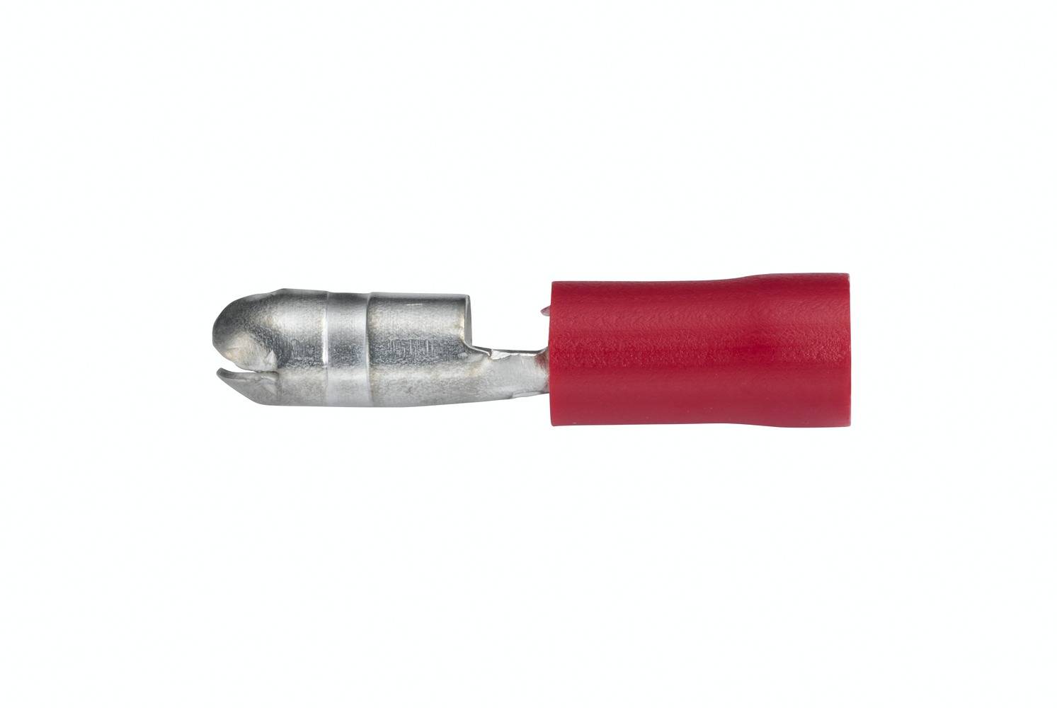 HELLA 8KW 044 040-003 Leitungsverbinder - rot - von: 0.5mm² - bis: 1.0mm² - Rundstecker - Ø: 4mm - M