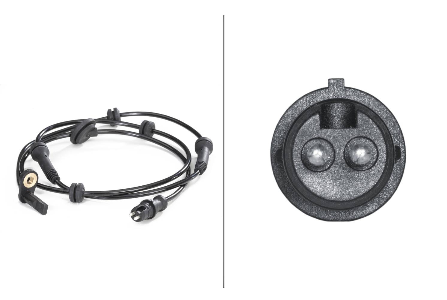HELLA 6PU 009 106-771 Sensor, Raddrehzahl - 12V - Vorderachse links - Kabel: 1280mm
