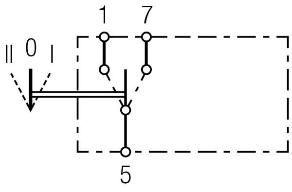 HELLA 6FH 004 570-511 Schalter - Kippbetätigung - Ausstattungsvar.: II-0-I - Anschlussanzahl: 3 - oh