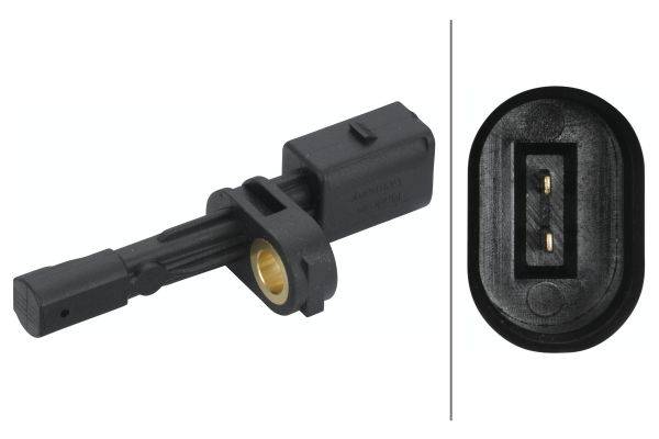 HELLA 6PU 012 039-771 Sensor, Raddrehzahl - 12V - Hinterachse beidseitig