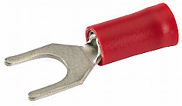 HELLA 8KW 744 778-003 Leitungsverbinder - mit Gabelkopf - rot - von: 0.5mm² - bis: 1.0mm² - Gabelver