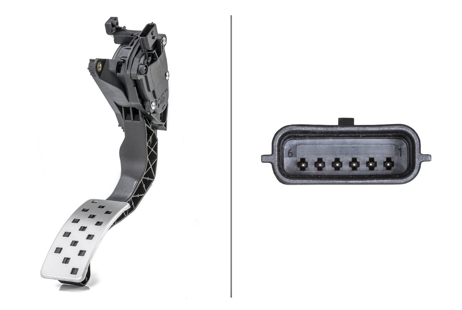 HELLA 6PV 009 978-821 Sensor, Fahrpedalstellung - für Linkslenker - nicht für Doppelkupplungsgetrieb