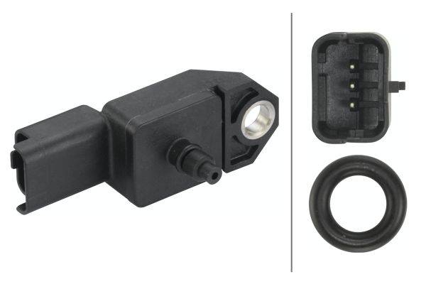 HELLA 6PP 009 400-721 Sensor, Ladedruck - mit Dichtring/ohne Kabel