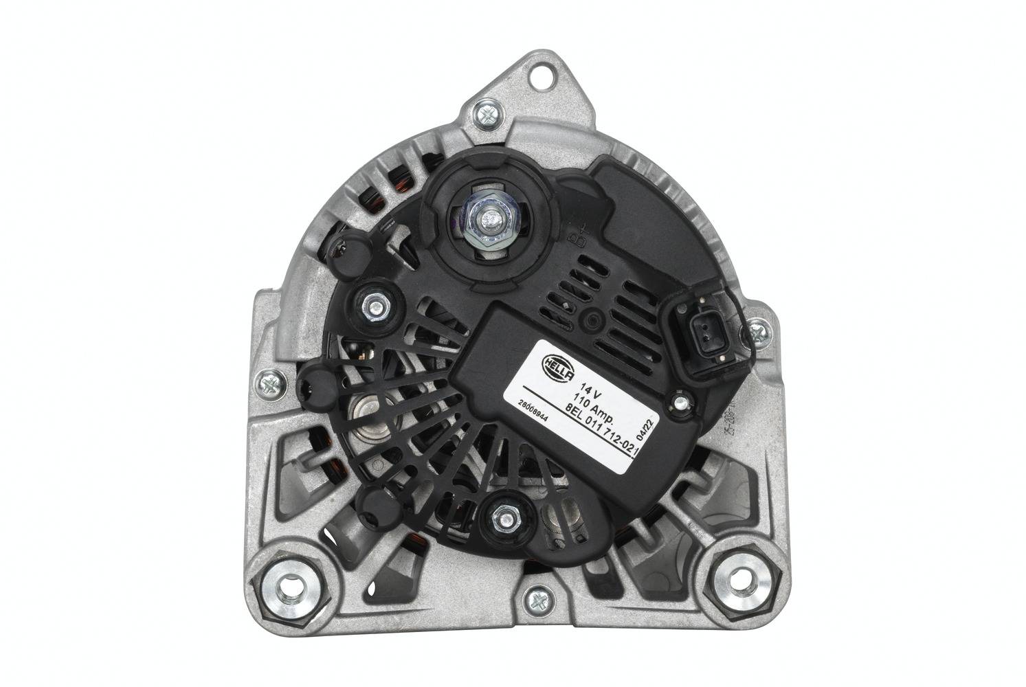 HELLA 8EL 011 712-021 Generator - 14V - 110A - für u.a. Renault Kangoo / Grand Kangoo (Kw0/1_)