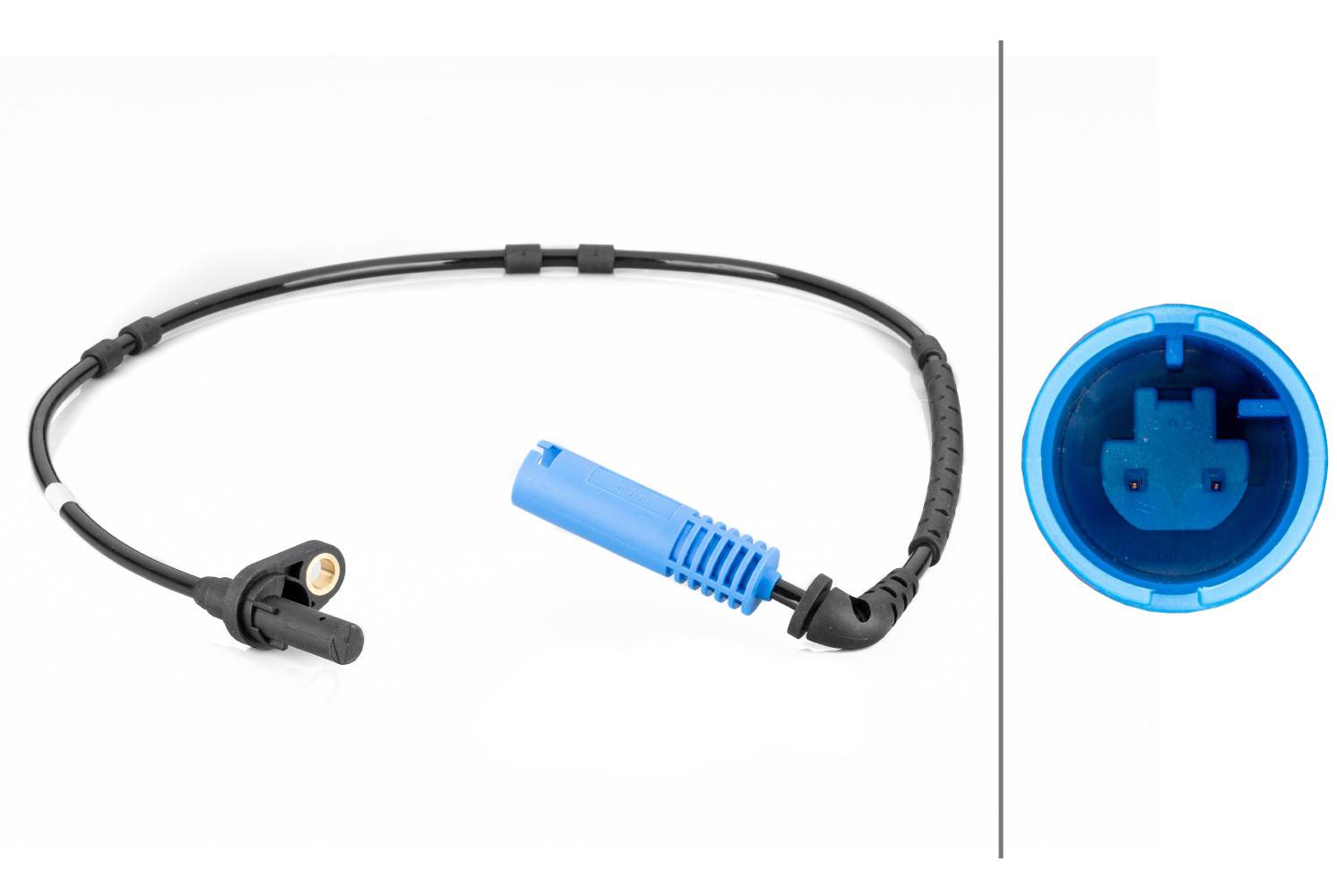 HELLA 6PU 012 806-581 Sensor, Raddrehzahl - 2-polig - Hinterachse beidseitig - Gesamtlänge710mm