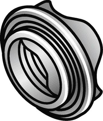 HELLA 9XX 254 163-001 Klemmschelle, 6 Stück