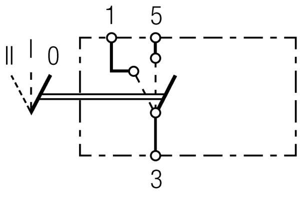 HELLA 6RH 004 570-151 Schalter - Kippbetätigung - Ausstattungsvar.: II-I-0 - Anschlussanzahl: 3 - oh
