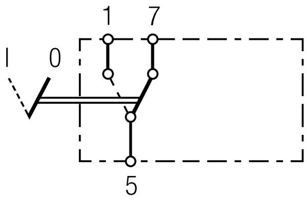 HELLA 6FH 004 570-101 Schalter - Kippbetätigung - Ausstattungsvar.: I-0 - Anschlussanzahl: 3 - ohne