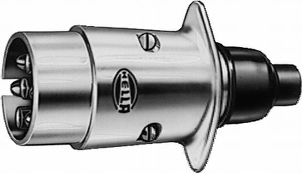 HELLA 8JA 001 918-011 Stecker - 12V - 7-polig - Stecker: Flachstecker