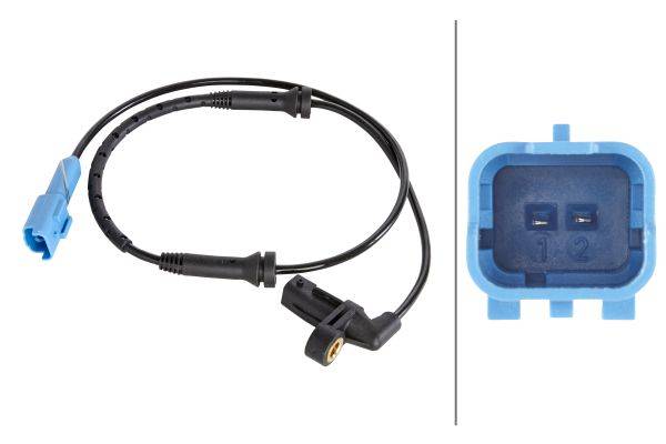 HELLA 6PU 012 806-071 Sensor, Raddrehzahl - 12V - Kabel: 755mm