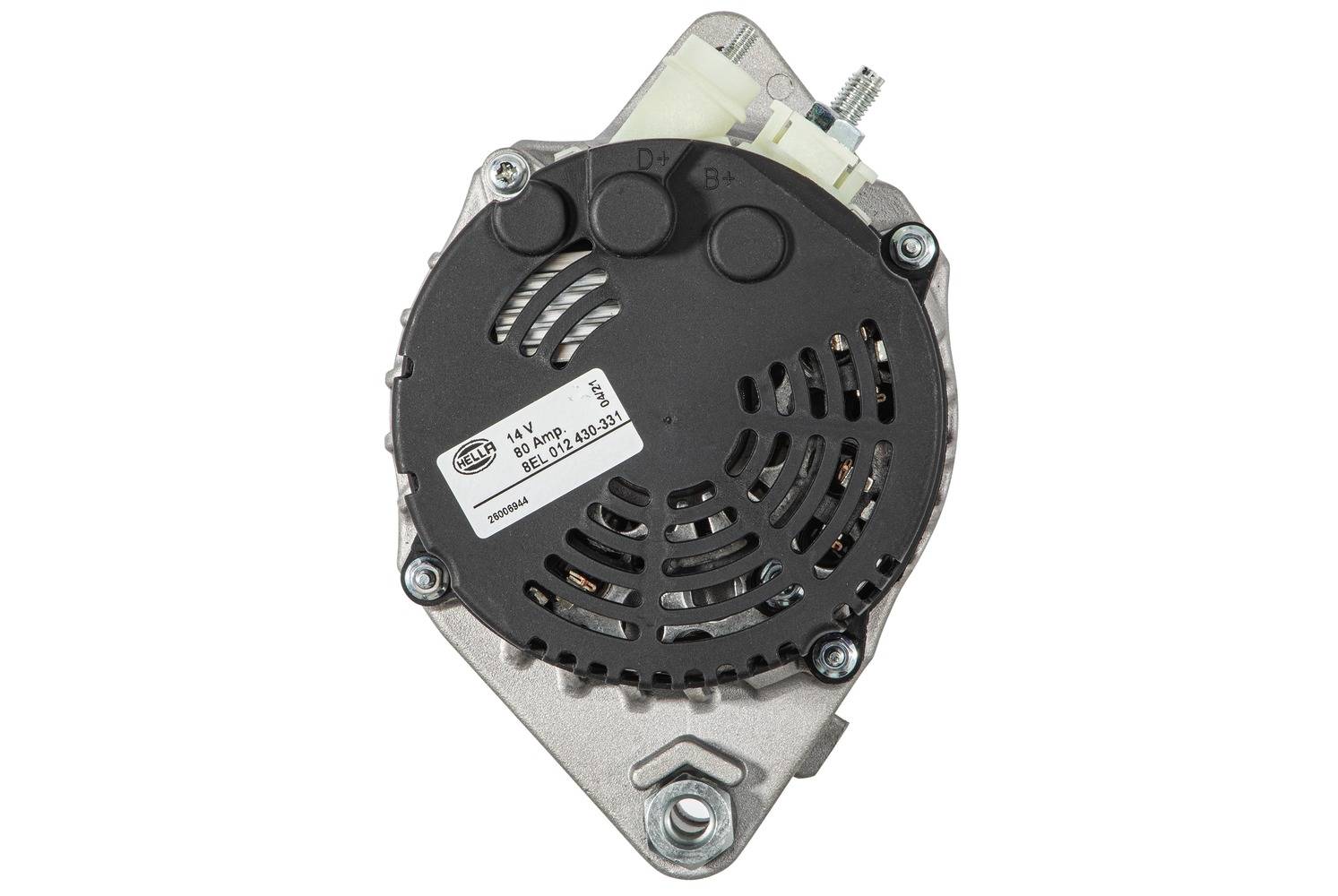 HELLA 8EL 012 430-331 Generator - 14V - 80A - für u.a. Toyota Aygo (_B1_)