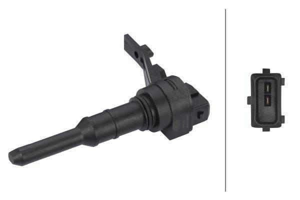HELLA 6PU 009 161-001 Sensor, Geschwindigkeit/Drehzahl - 12V - Steckergehäuseform: eckig