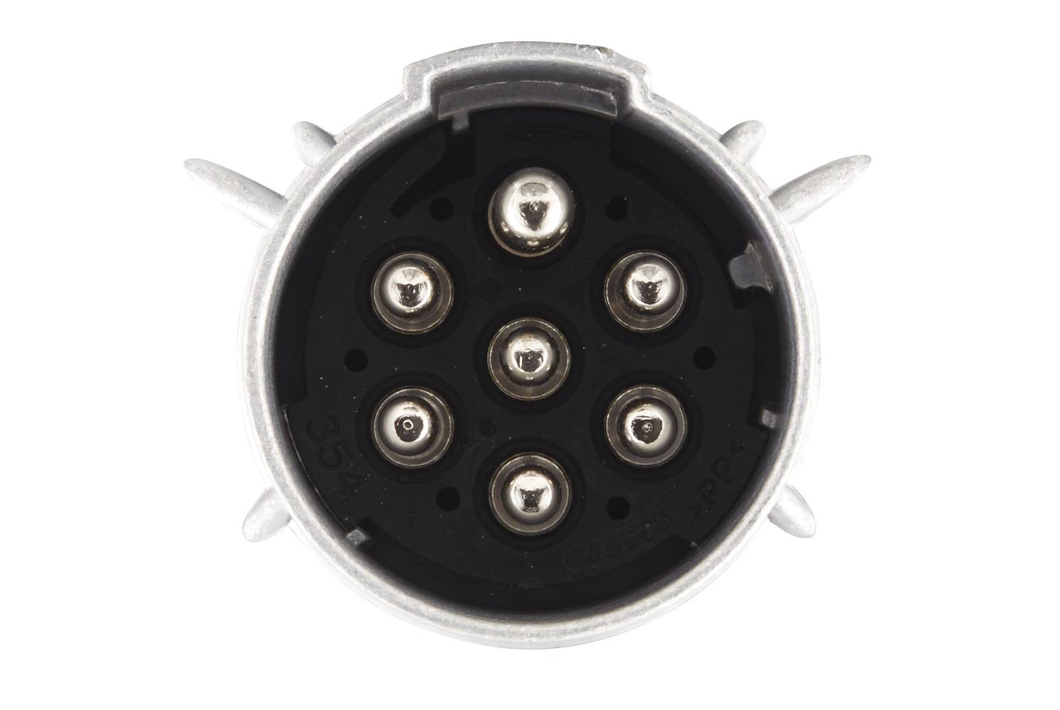 HELLA 8JB 003 833-001 Steckdose - 24V - 7-polig - Stecker: Schraubkontakt - Metall - DIN/ISO: 1185