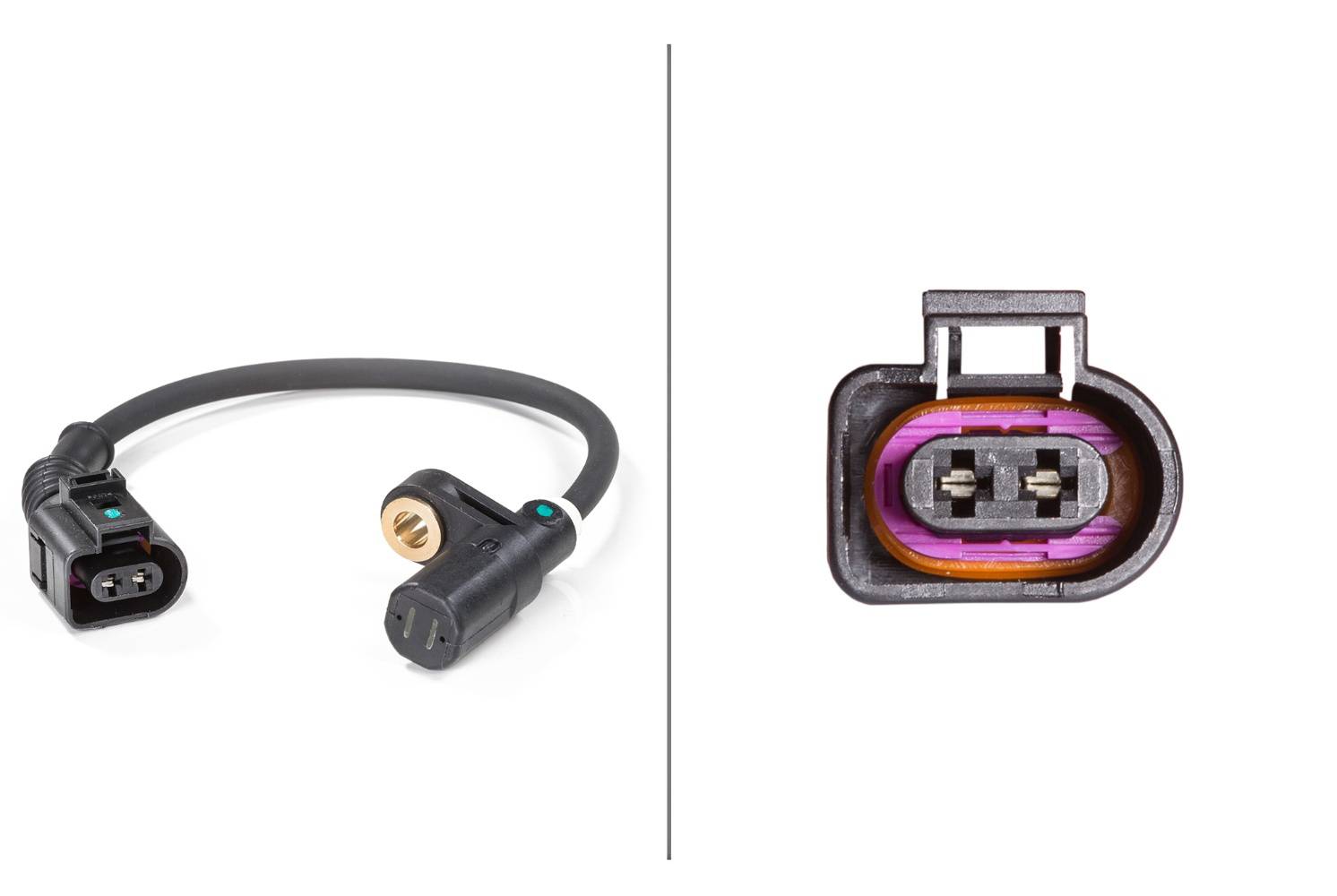 HELLA 6PU 009 106-741 Sensor, Raddrehzahl - 12V - Hinterachse beidseitig - Kabel: 193mm