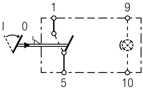 HELLA 6GM 007 832-271 Schalter - Wippbetätigung - Ausstattungsvar.: I->0 - Anschlussanzahl: 4 - Sich