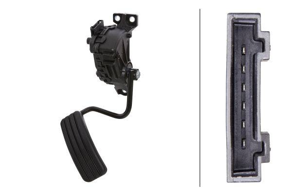 HELLA 6PV 010 946-191 Sensor, Fahrpedalstellung - für Linkslenker - Schaltgetriebe