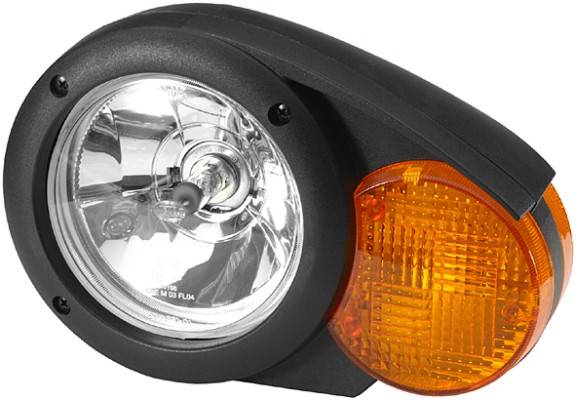 HELLA 1E3 996 160-671 Halogen-Hauptscheinwerfer - Combi 133 - 24V - Referenzzahl: 12.5 - Anbau - gla