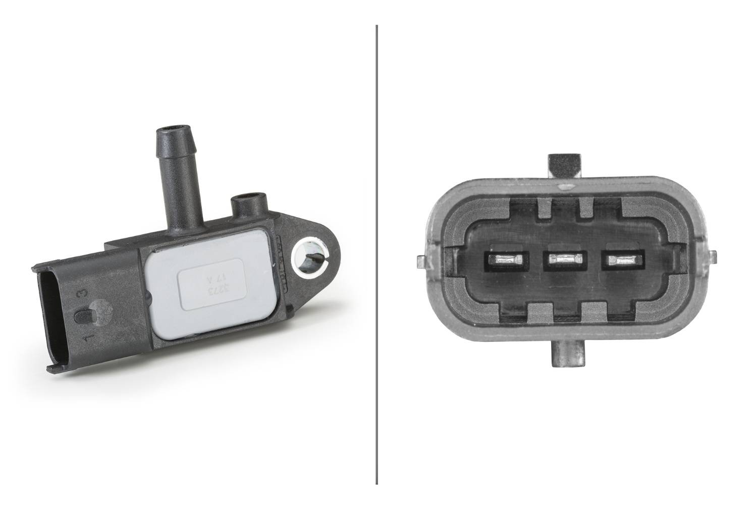 HELLA 6PP 009 409-181 Sensor, Abgasdruck - 3-polig - geschraubt