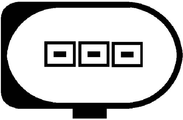 HELLA 6PU 009 121-411 Sensor, Nockenwellenposition - 12V - ohne Kabel